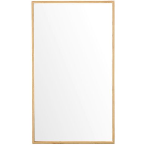 Armario de pared para puerta de baño con espejo 61 x 35 x 14 cm 030007674