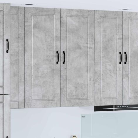 Armario de Pared PORTO Gris Concreto 40 x 31 x 100 cm