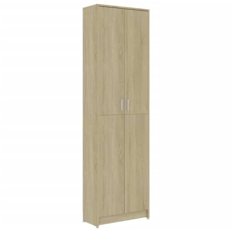 

Armario de Pasillo de Aglomerado 55x25x189 cm Roble Sonoma - Marrón - Vidaxl