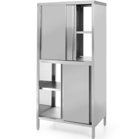 Armario de paso con puertas correderas - con pernos - Hendi 811108