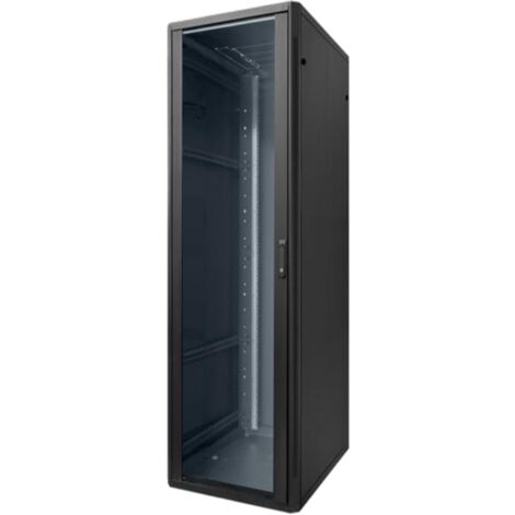 Armario de pie Item Rack 24 Unidades 600X600X1185 Negro 20150N