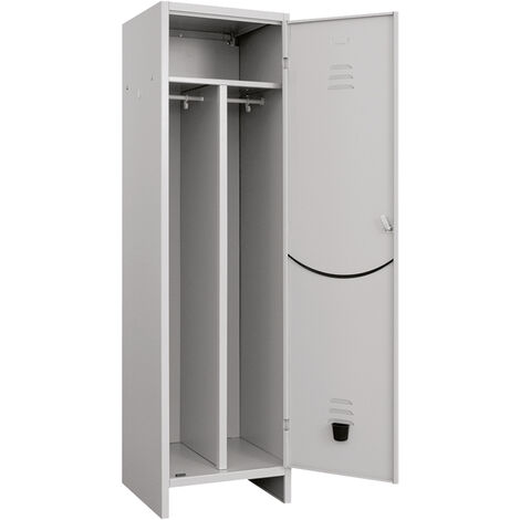 Armario Desmontado Sucio Limpio Prometal - Barnizado Gris Asientos 1 H.Mm 1795 Mm 500X500