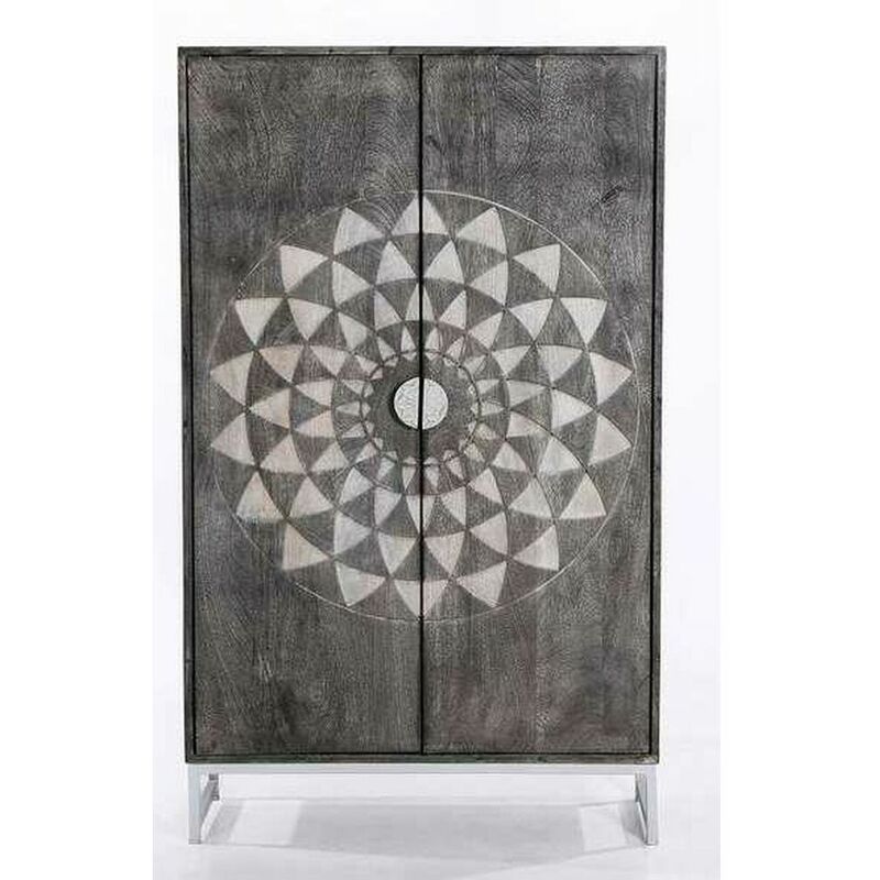 

Armario DKD Home Decor Metal Madera de mango (81 x 38 x 147 cm)