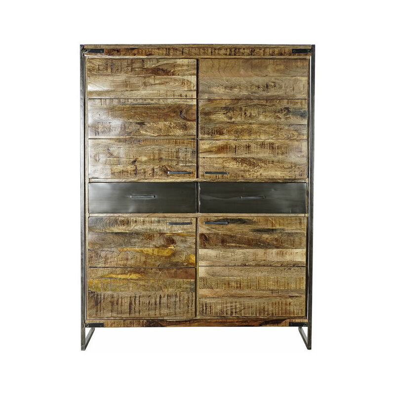 

Armario DKD Home Decor Negro Acero Madera de mango (120 x 41 x 161 cm)