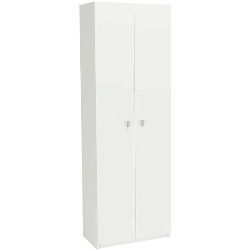 

Armario dos puertas en acabado color blanco 60 cm(ancho) 180 cm(altura) 35.6 cm(fondo) Color BLANCO