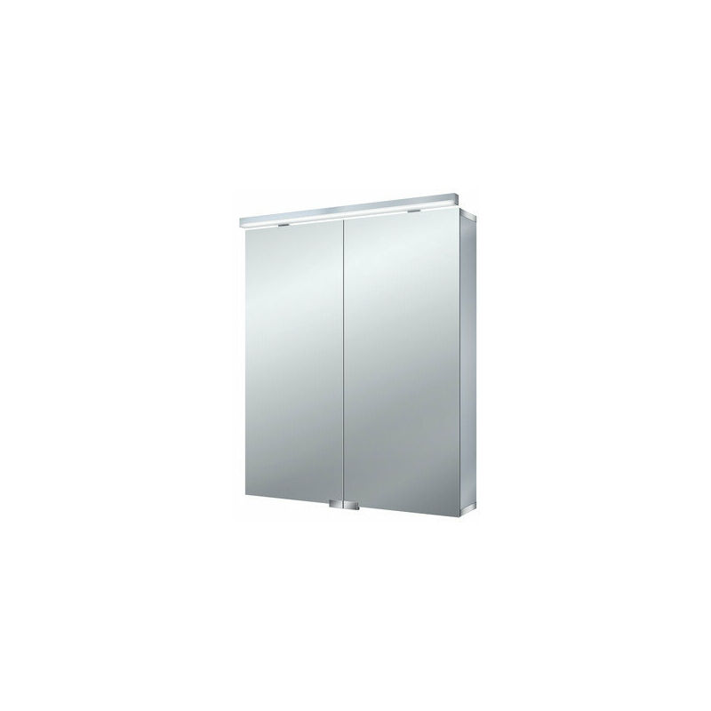 

Armario emco asis con espejo plano LED, 2 puertas, 600mm, cumplimiento: sin iluminación del lavabo - 979705063