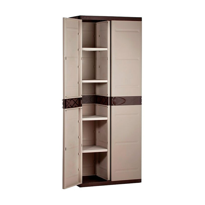 

Plastiken - Armario escobero alto PVC beige Titanium
