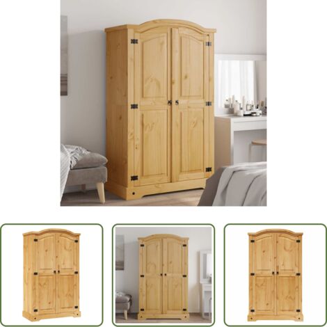 Armario estilo Corona -  Armario madera de pino Mexicano estilo Corona 2 Puertas