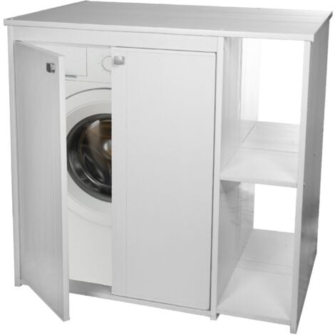 Trioplast Armario Box - Mueble cubrecamadora de resina para lavadora -  Secadora exterior - 68 cm