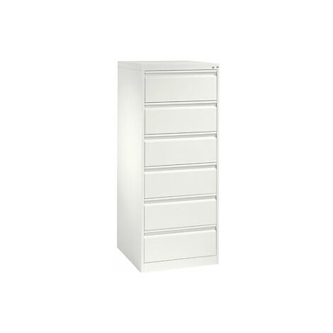 Armario fichero ACURADO  de 2 vías  6 cajones  blanco tráfico