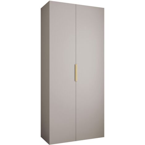 Armario Hartford 572, Cachemira, 246x110x52cm, Puertas de armario: Con bisagras, Número de estantes: 6
