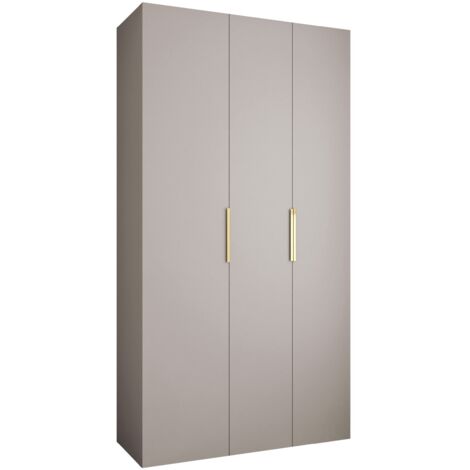 Armario Hartford 573, Cachemira, 246x130x52cm, Puertas de armario: Con bisagras, Número de estantes: 8
