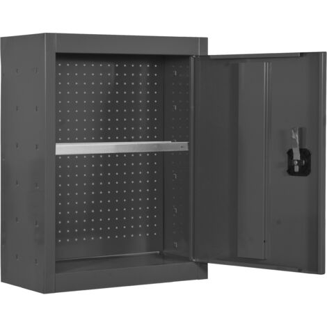 Armario Herramientas CABINET Tools con Estante Monobloque 650x500mm antracita