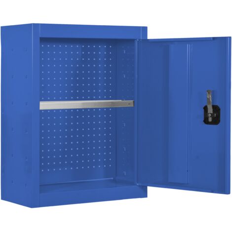 Armario Herramientas CABINET Tools con Estante Monobloque 650x500mm azul