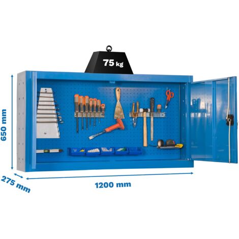 Armario Herramientas CABINET Tools Desmontado 650x1200mm azul