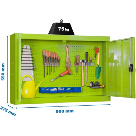 Armario Herramientas CABINET Tools Monobloque 550x900mm verde