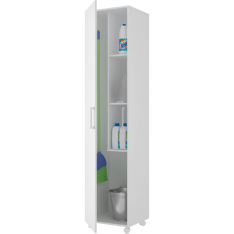 Armario Hogar 1 Puerta 185X41X41 Blanco