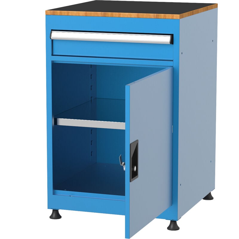 

Armario industrial profesional con 1 cajón y armario - KLK