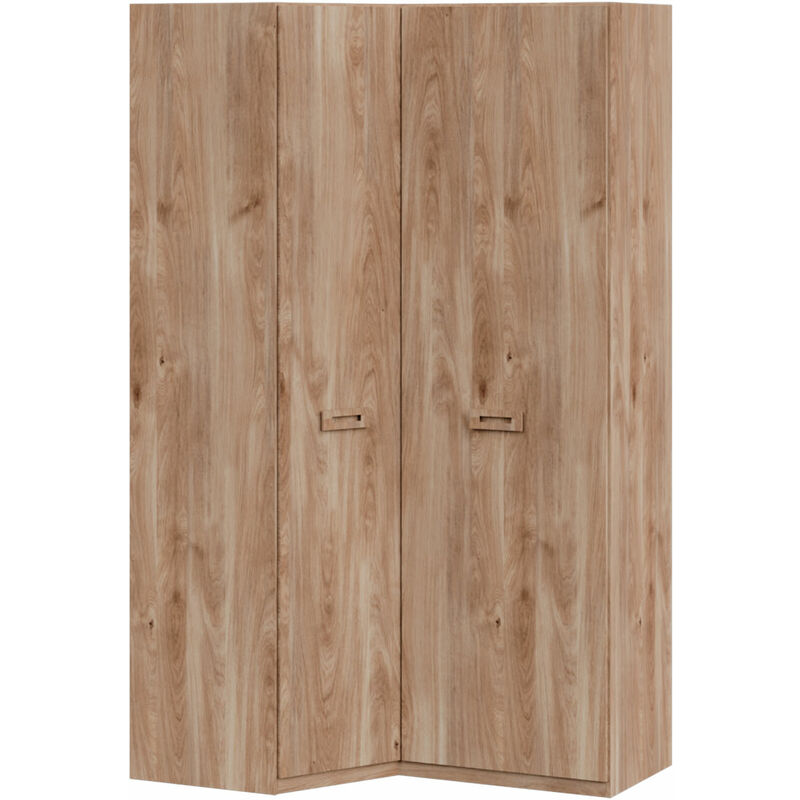 

Armario juvenil esquinero Start, 90x140x232x50 cm | Roble | Roble