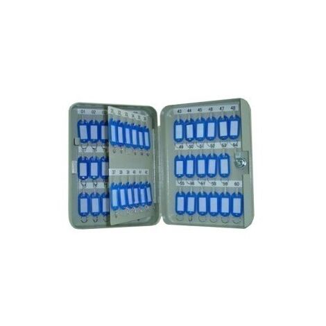 Armario Llavero 60 Llaves Vivah Metal Gris Vh99769