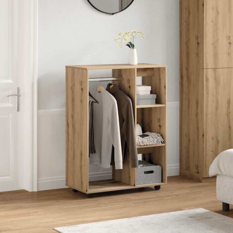 Armario madera de ingeniería roble artisan 80x40x110 cm