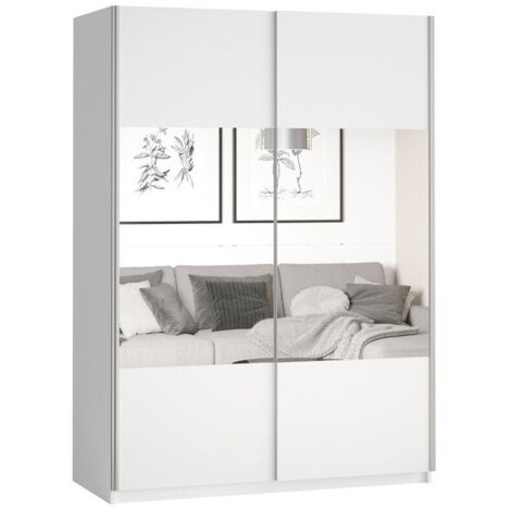 Armario Melvele 111 , 210x150x61cm, Puertas de armario: Correderas, Número de estantes: 0