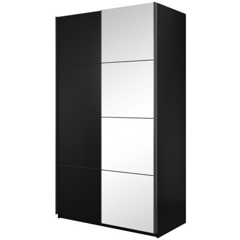 Armario Melvele 113 , 210x150x61cm, Puertas de armario: Correderas, Número de estantes: 0