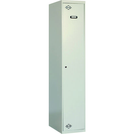 Taquilla Vestuario 1 Puerta Inicial 1800X300X500Mm Metal Gris Simonrack