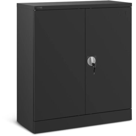 FROMM & STARCK Armario metálico - 102 cm - 2 estantes - antracita