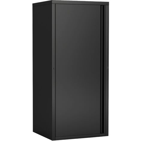 Armario metálico 88 x 40 x 35 cm acero negro 030006357