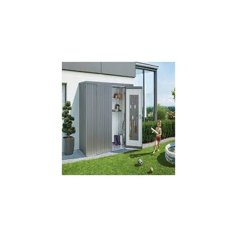 ARMARIO METALICO BIOHORT ALTO JARDIN COLOR GRIS CUARZO METALIZADA 190 LARGE