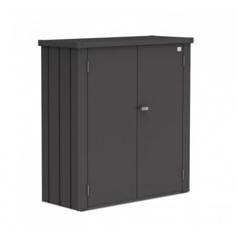 ARMARIO METALICO BIOHORT ROMEO M COLOR GRIS OSCURO METALIZADO