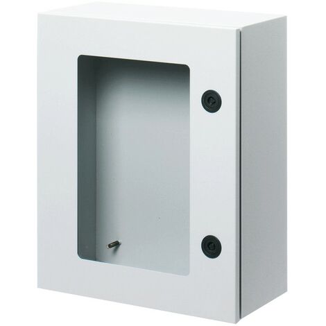 Armario metálico con puerta transparente 515x650x250 IP55 GW46236