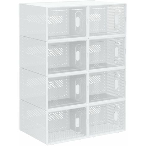 HOMCOM Armario de Tela Plegable Armario de Ropa Organizador Ropero Portátil  con 6 Estantes y 1 Barra para Colgar para Dormitorio Vestidor 103x43x162,5  cm Crema