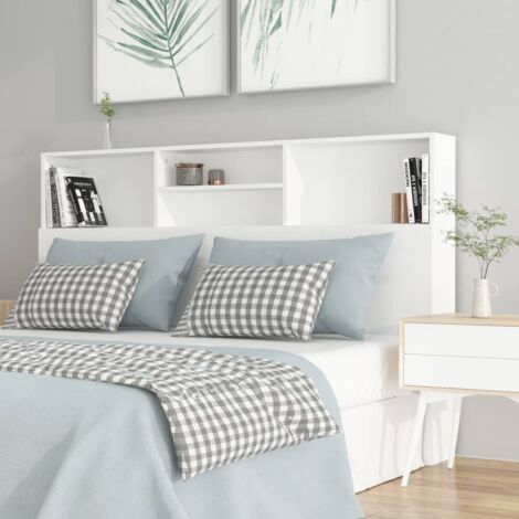 Armario Mueble cabecero blanco 160x19x103,5 cm vidaXL