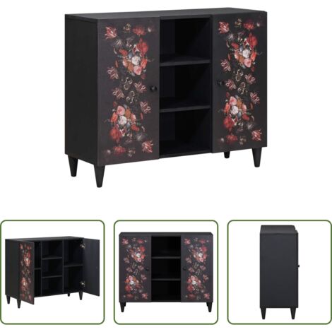 Armario multimedia -  Armarios de Almacenamiento Multicolor 90 x 33,5 x 75 cm