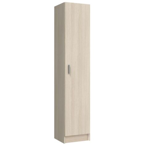 Armario multiusos 1 puerta roble