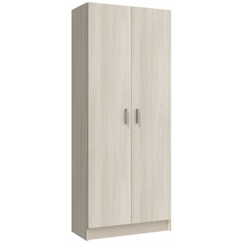 

Armario multiusos 2 puertas escobero roble