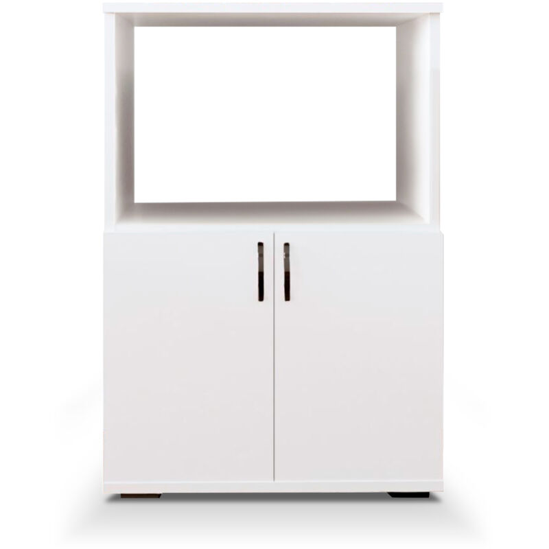 Armadio Multiuso Catter House Atenas 84 de 60x35x84,5 cm con 2 Porte, 1 Ripiano Interno e di Color Bianco