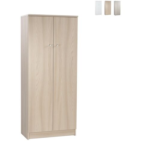 Armario multiusos con dos puertas Olmo claro 62x34x h147 cm
