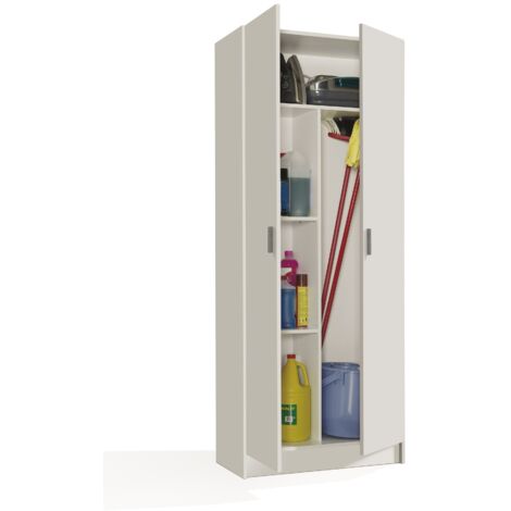 Armario Multiusos Con Escobillero 2 Puertas
