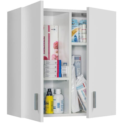 ARMARIO MULTIUSOS DE PARED 59X60X26,5CM BLANCO