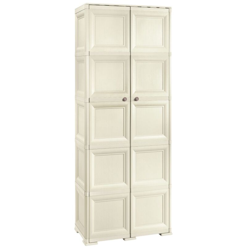 

Armario Omnimodus - 5 módulos con 5 estantes y 4 compartimentos abiertos + 1 puntal modelo Angora