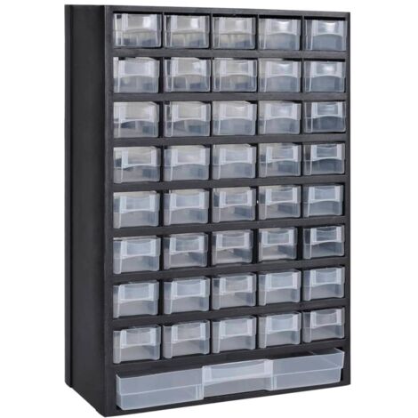Armario para herramientas con 41 cajones, caja de almacenamiento de herramientas de plástico 020003803