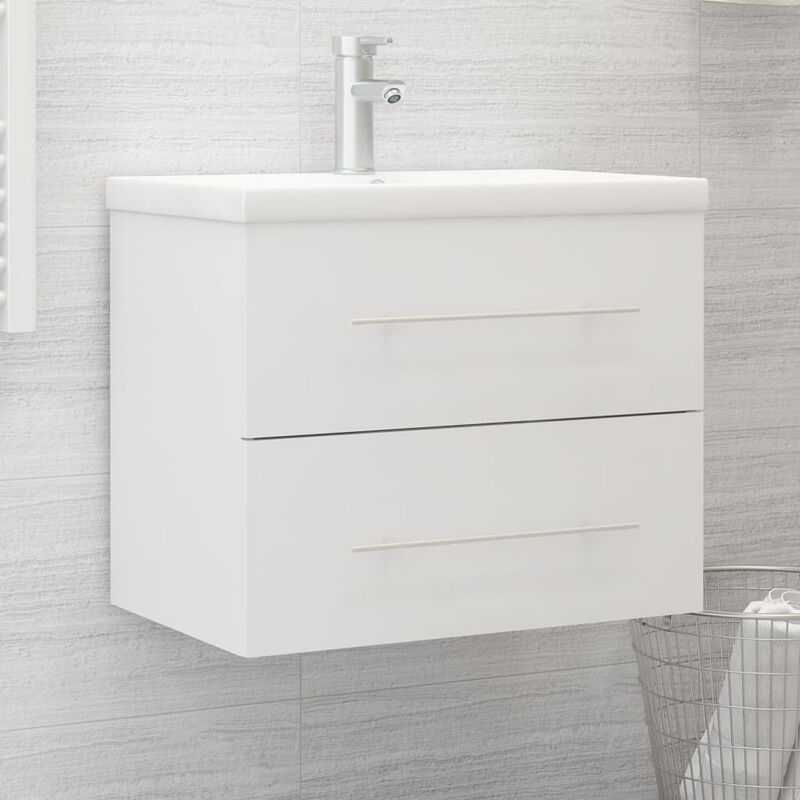 

Armario para lavabo aglomerado blanco 60x38,5x48 cm