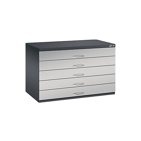 Armario para planos DIN A1 5 cajones altura 760 mm gris