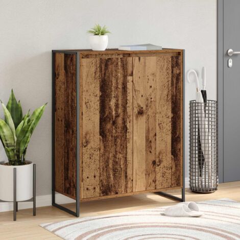 Armario para Zapatos con puerta Madera Vieja 79 x 36 x 100 cm