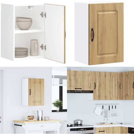 Armario pared cocina Kalmar madera ingeniería roble artesanal - Armario pared cocina - Armario de madera