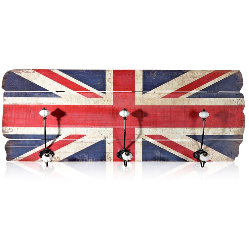 

Guardarropa armario Ropero 30x80CM banderas de Inglaterra estampado + eslogan Carry on horizontal mueble casa hogar decorativo