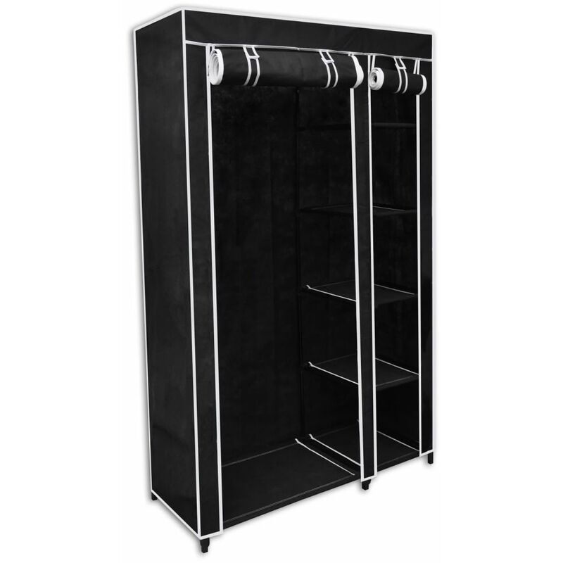 

Armario plegable 110x45x175 cm negro